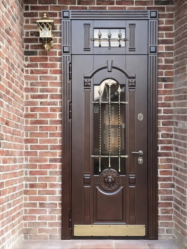 С фрамугой и ковкой