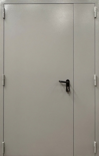 Полуторная стальная огнестойкая дверь EI-60 с окрашиванием по RAL Полуторная стальная огнестойкая дверь EI-60 с окрашиванием по RAL