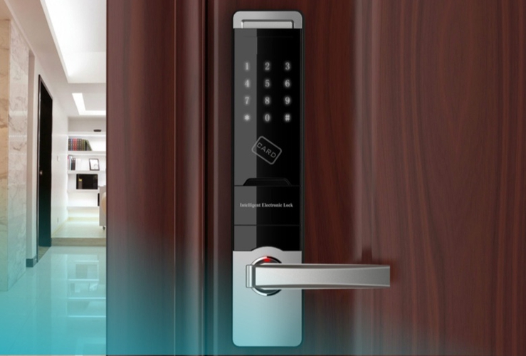 Двери с электрозамком