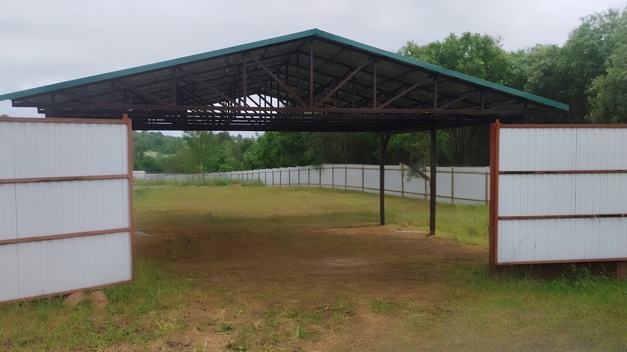 Автонавес для частного дома, кпокрытие профлистом Автонавес для частного дома, кпокрытие профлистом